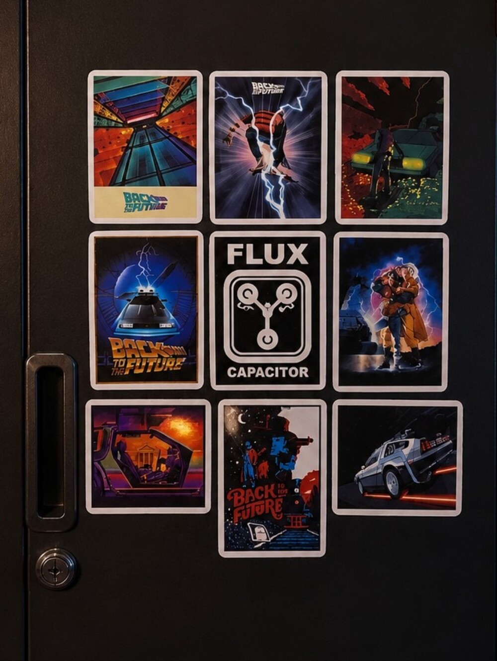 Back to the Future Sticker Set Waterproof Decals Variety Pack Iconic Movie Fans